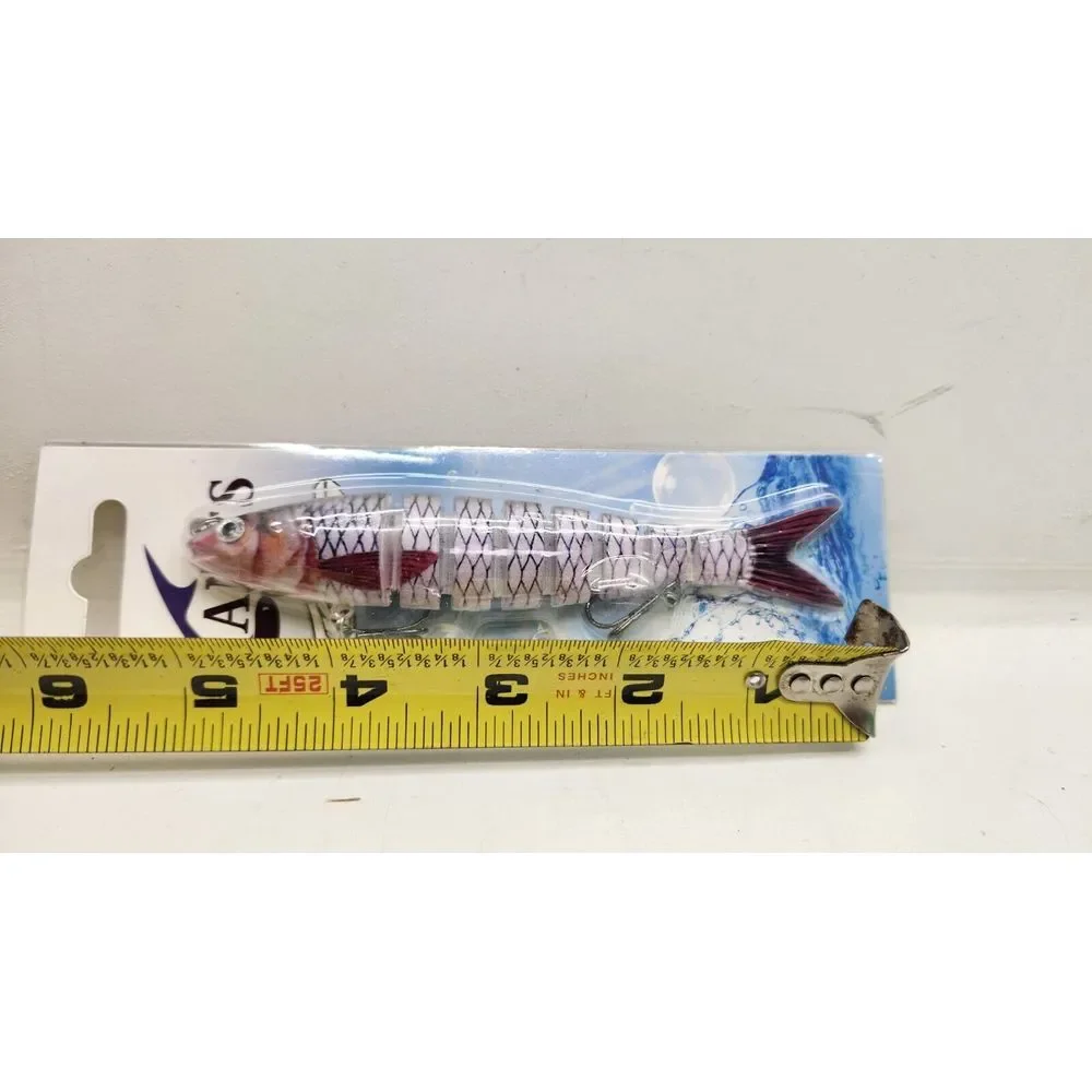8 Section Multi‎ Jointed Swim Bait Light Purple